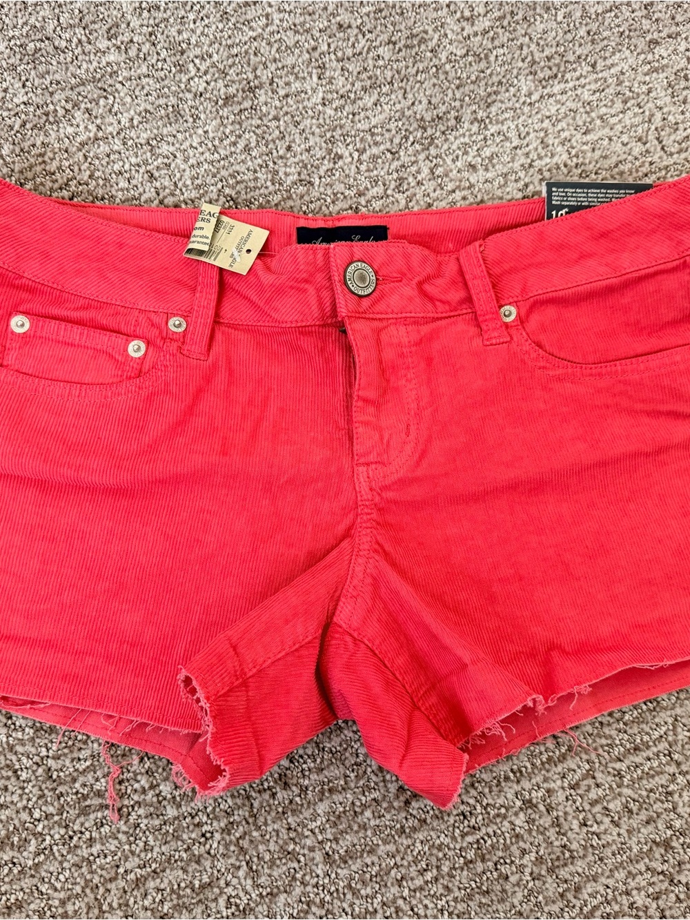 American Eagle Outfitters Melon Corduroy Jean Shorts